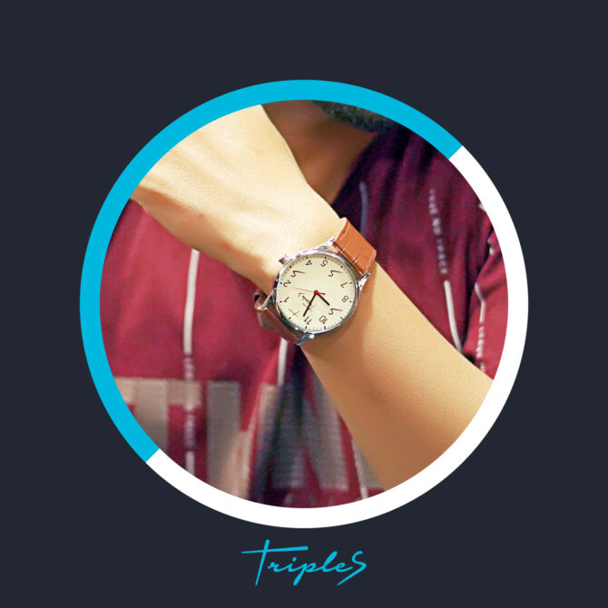 Alpha Ivory Analogue Watch of brand Triple S