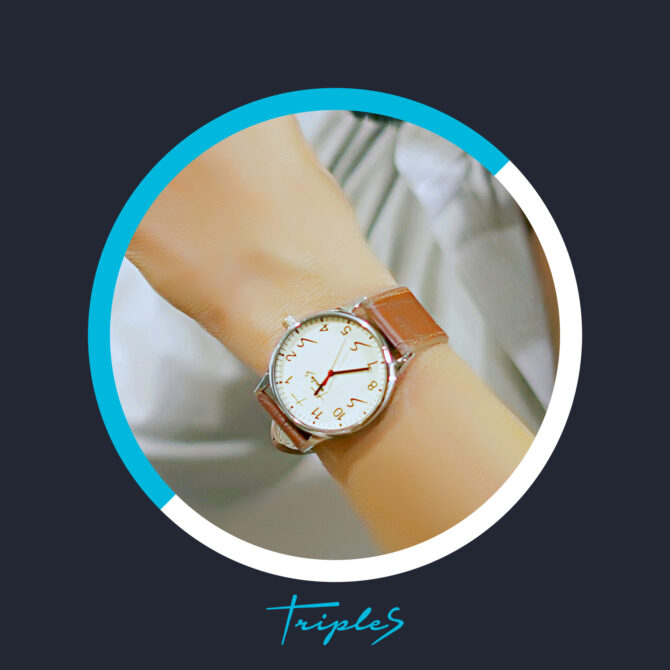 Alpha Ivory Analogue Watch of brand Triple S
